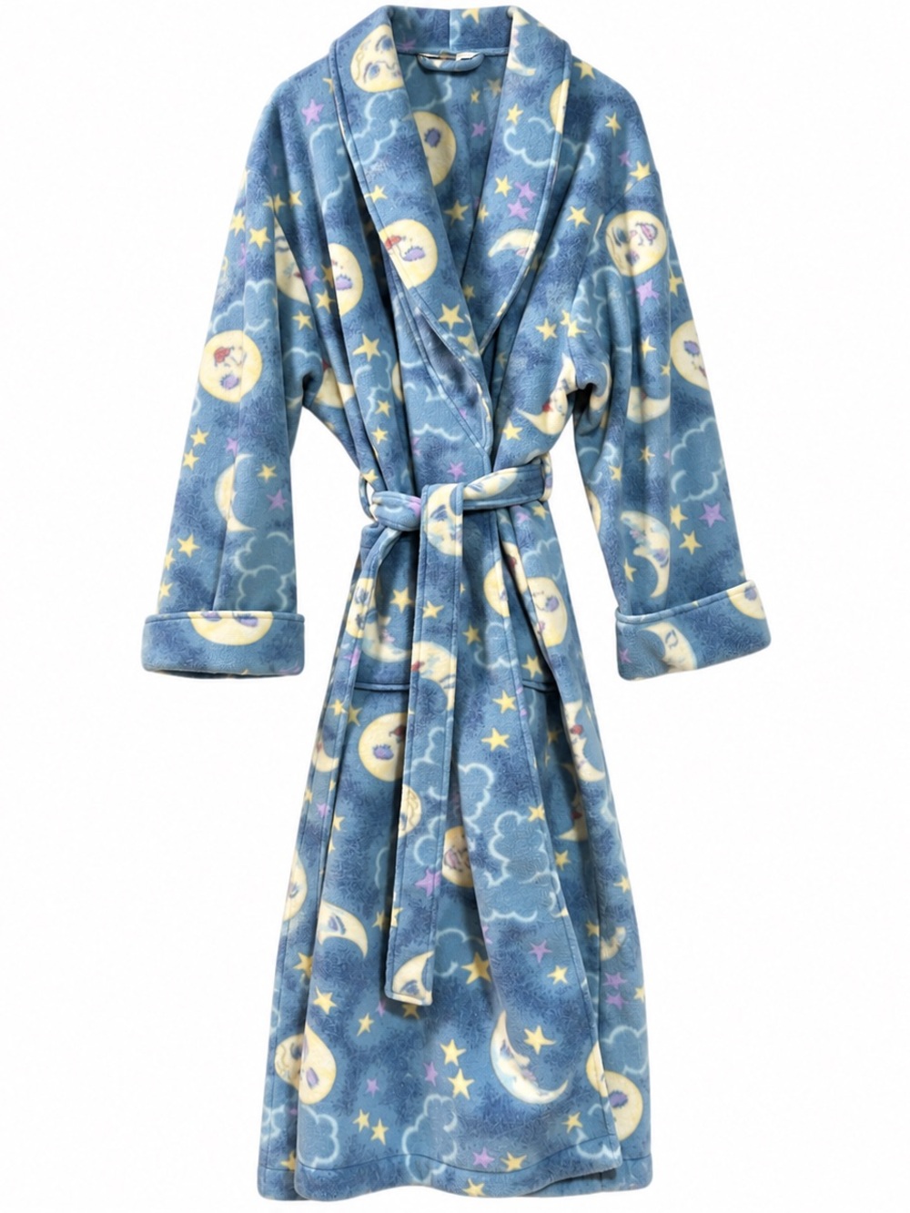 Cacique Lane Bryant Celestial Moon Stars Fleece Robe 22/24 NWOT